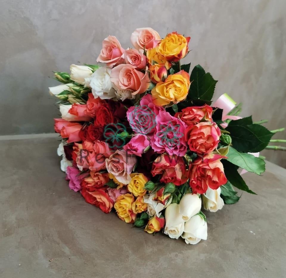 Букет цветов из: Розы в Баклановской Ростовской области