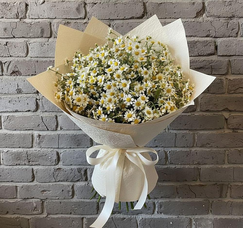 Букет цветов из: Ромашки в Баклановской Ростовской области