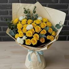 Букет цветов из:  Розы в Баклановской Ростовской области