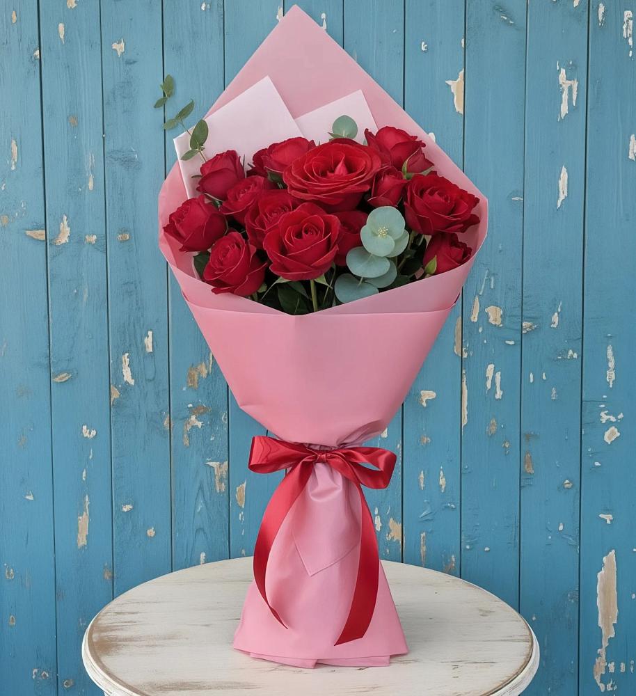 Букет цветов из: Розы в Баклановской Ростовской области