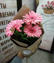 Букет цветов из:  Герберы #REPLACE_PRED# Баклановской Ростовской области