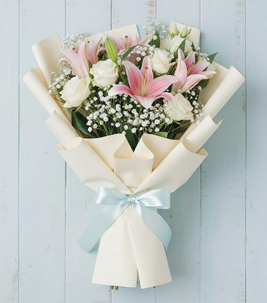 Букет цветов из: Лилии в Баклановской Ростовской области