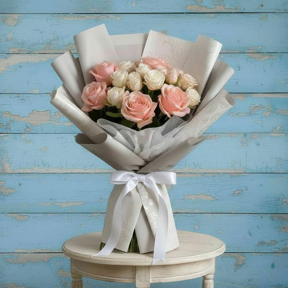 Букет цветов из: Розы в Баклановской Ростовской области