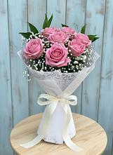 Букет цветов из:  Розы #REPLACE_PRED# Баклановской Ростовской области