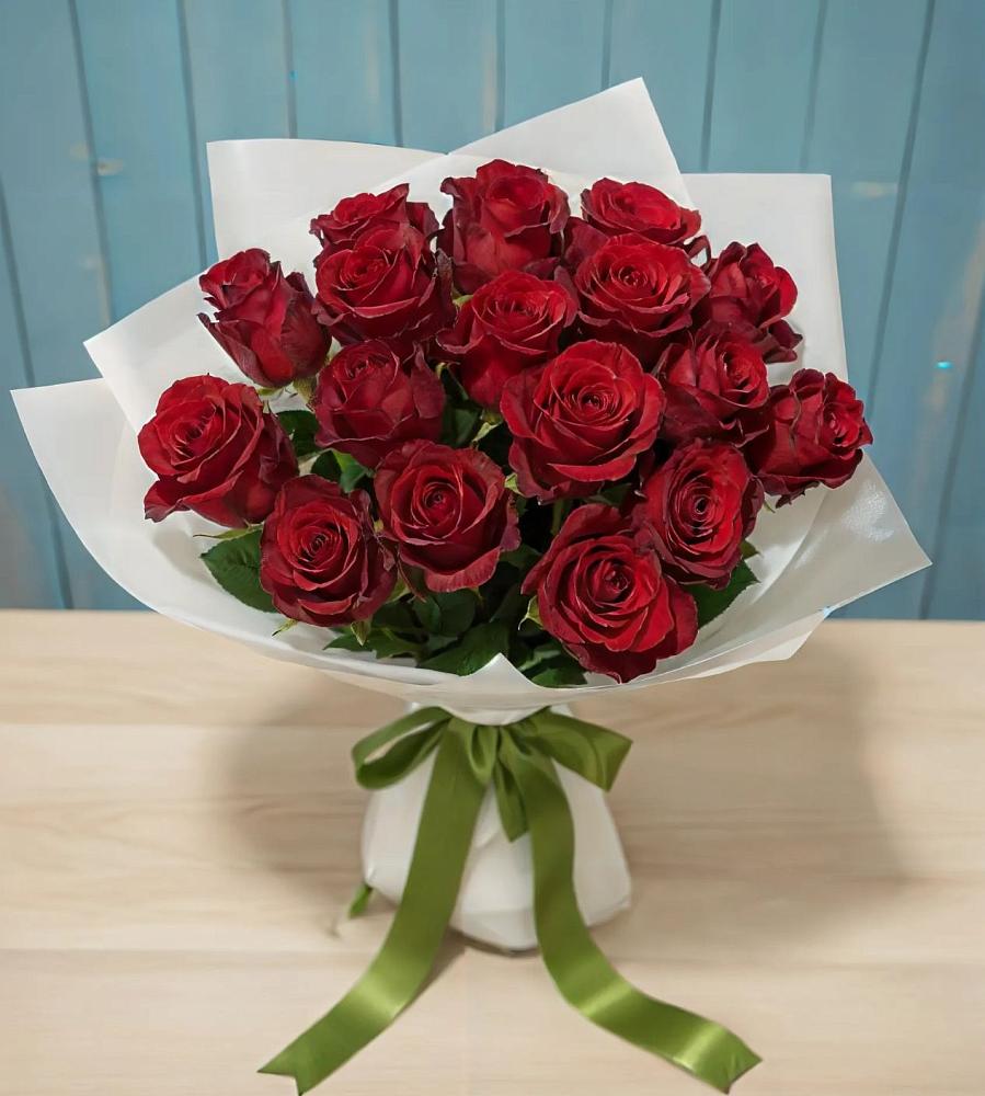 Букет Красные розы в Баклановской Ростовской области
