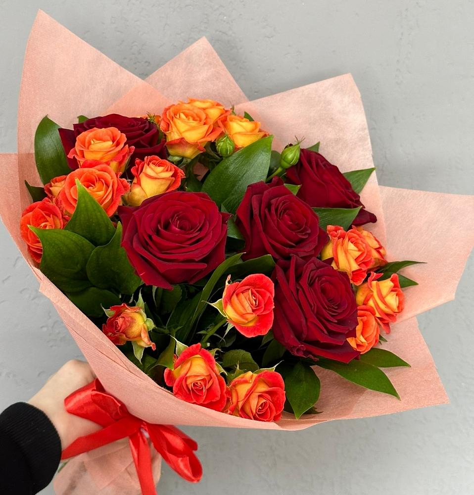 Букет Любовь и восторг в Баклановской Ростовской области