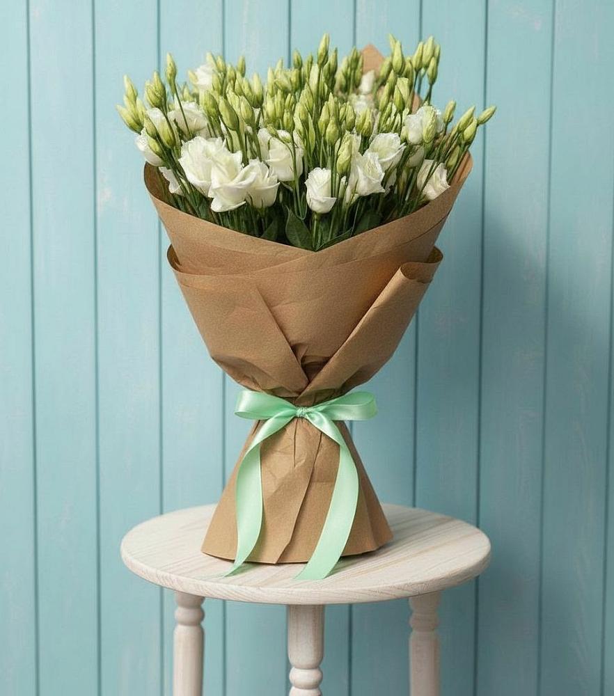 Букет цветов из: Лизиантусы в Баклановской Ростовской области