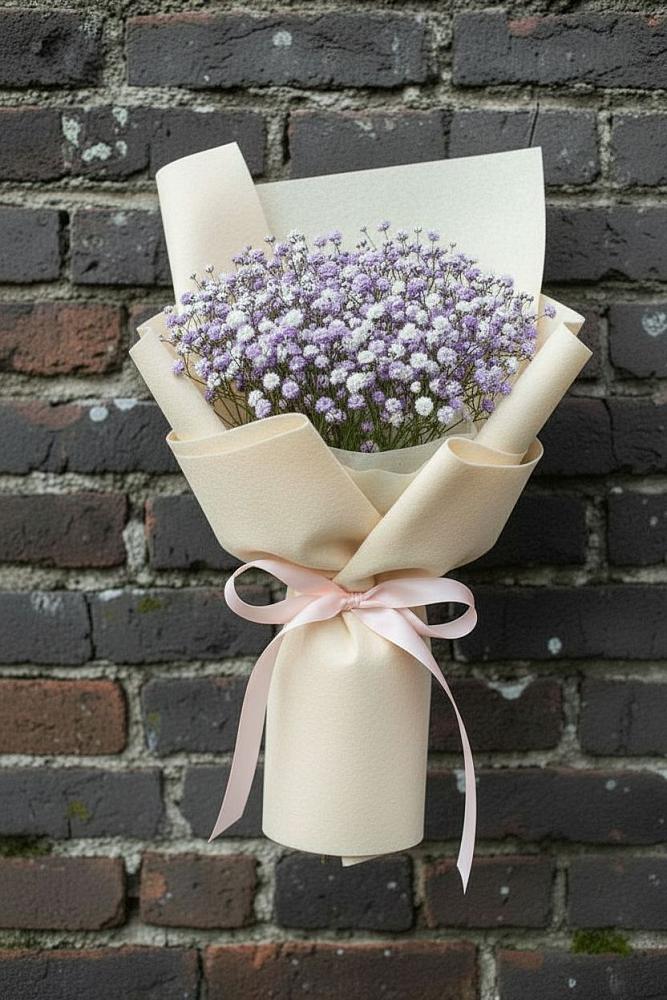 Букет цветов из: Гипсофила в Баклановской Ростовской области