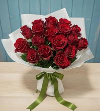 Букет Красные розы в Баклановской Ростовской области