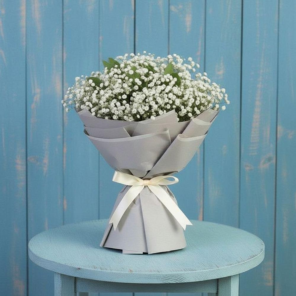 Букет цветов из: Гипсофила в Баклановской Ростовской области