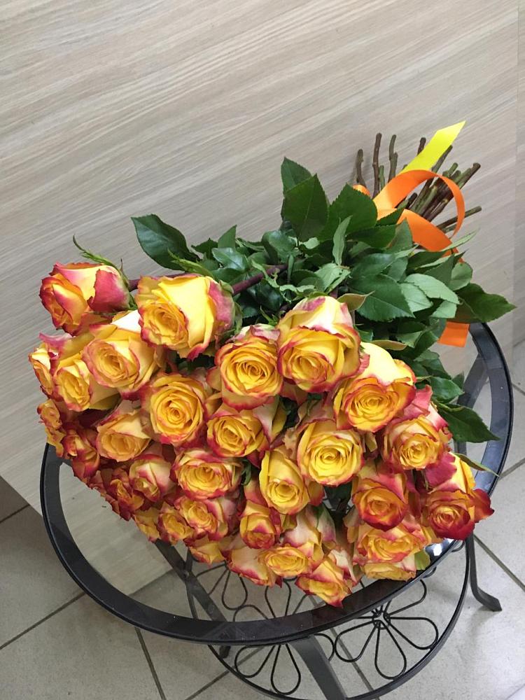 Букет Желтые розы в Баклановской Ростовской области