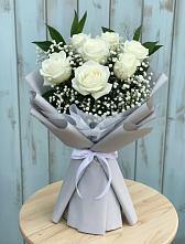Букет цветов из:  Розы в Баклановской Ростовской области