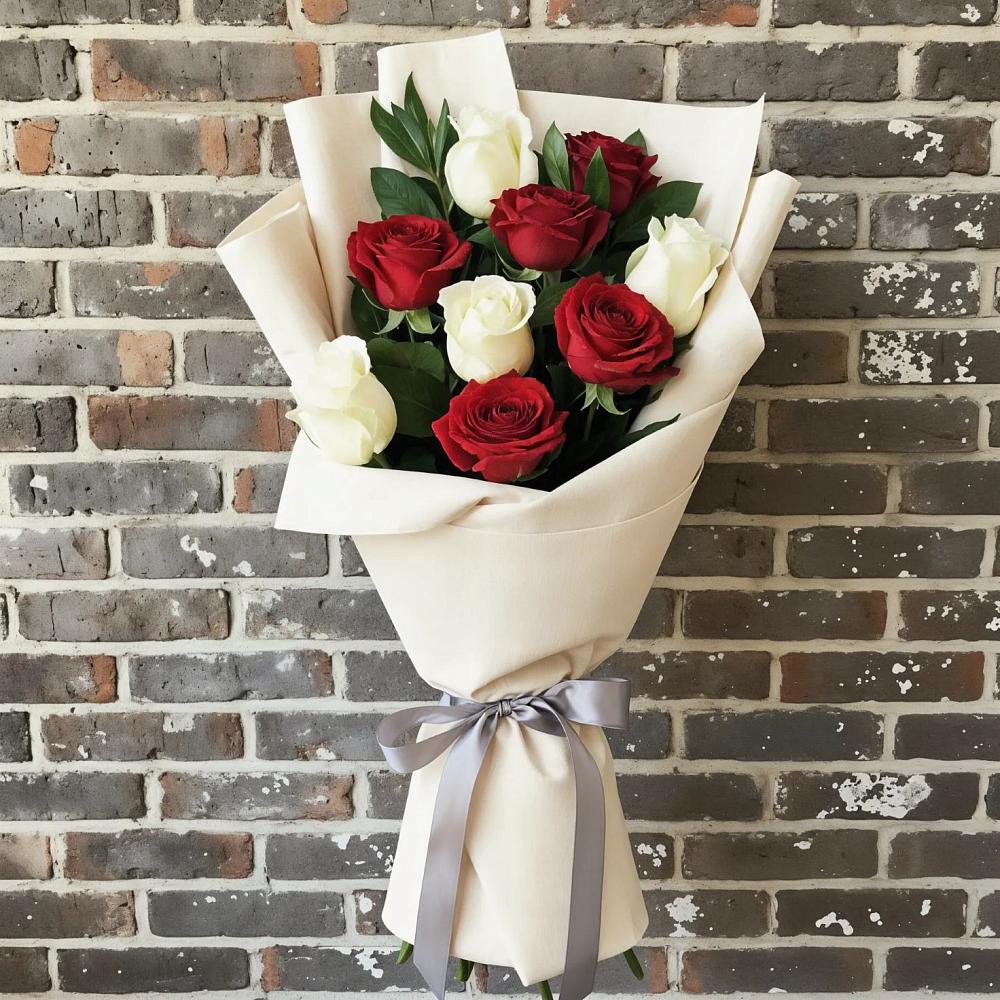 Букет цветов из: Розы в Баклановской Ростовской области