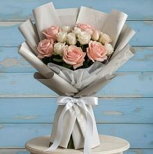 Букет цветов из:  Розы в Баклановской Ростовской области