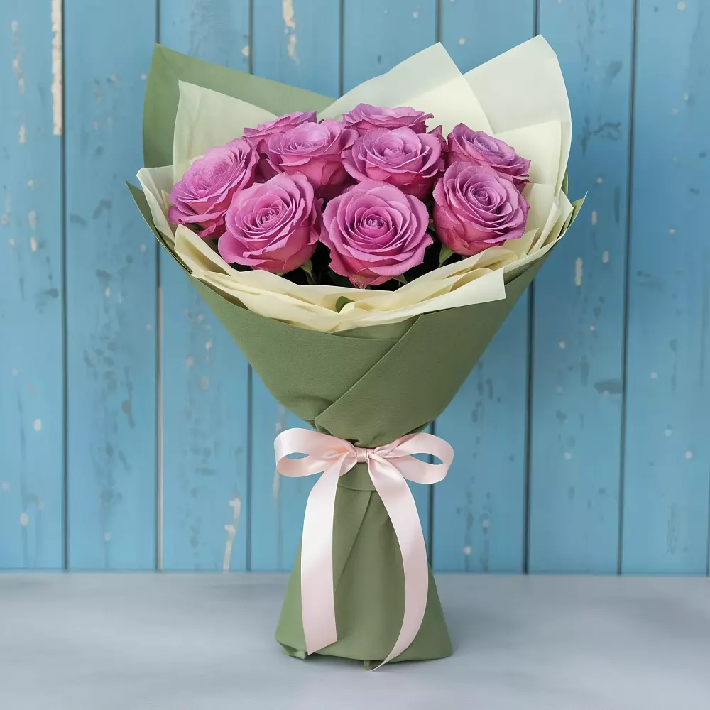 Букет Розы Фёрст Леди в Баклановской Ростовской области