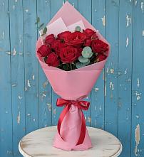 Букет цветов из:  Розы в Баклановской Ростовской области