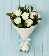 Букет цветов из:  Розы в Баклановской Ростовской области