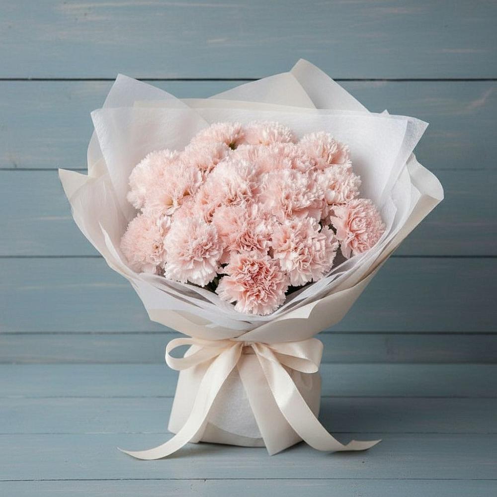 Букет цветов из: Гвоздики в Баклановской Ростовской области