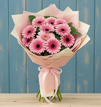 Букет цветов из:  Герберы в Баклановской Ростовской области