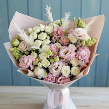 Букет цветов из:  Альстромерии и Розы в Баклановской Ростовской области